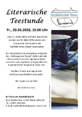 Literarische Teestunde 20.03.2026 Literarische Teestunde 20.03.2026