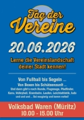 Plakat zum Tag der Verien